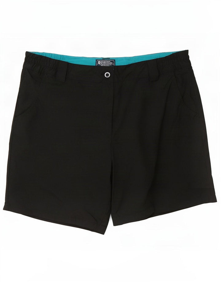 Mountain Warehouse Ženske chino kratke hlače UK 12 srednje W32 crni poliester