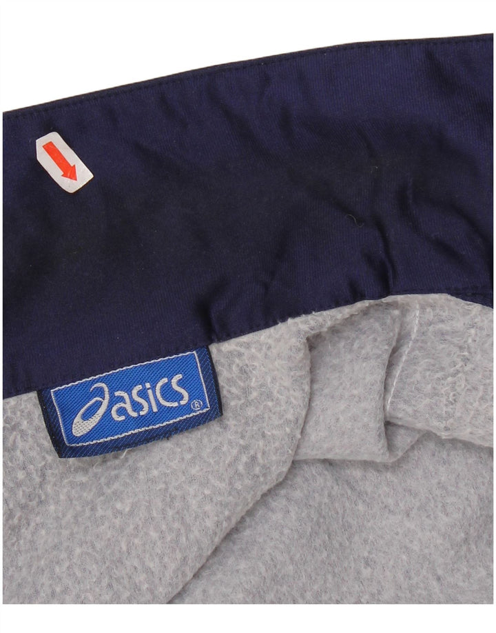 Asics muška trenirka s grafičkim motivima, srednja jakna tamnoplave sportske boje