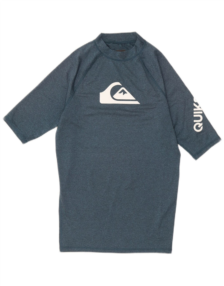 Quiksilver muška plava majica s grafičkim motivima