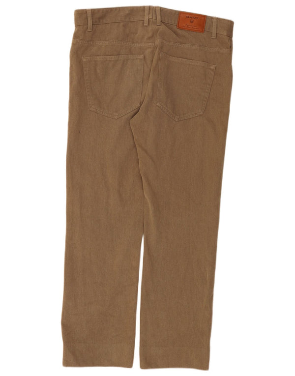 Gant Mens Jason Ležerne hlače regularnog kroja W36 L28 smeđi pamuk