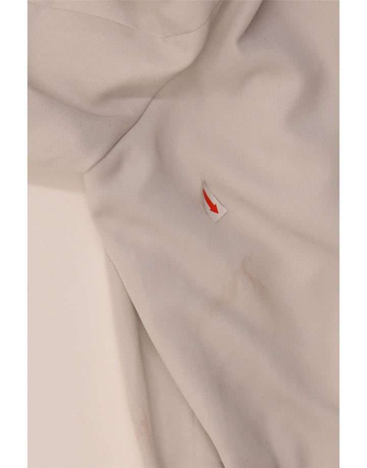 FRENCH CONNECTION Womens Overcoat UK 12 Medium  White Lyocell Vintage French Connection and Second-Hand French Connection from Messina Hembry 
