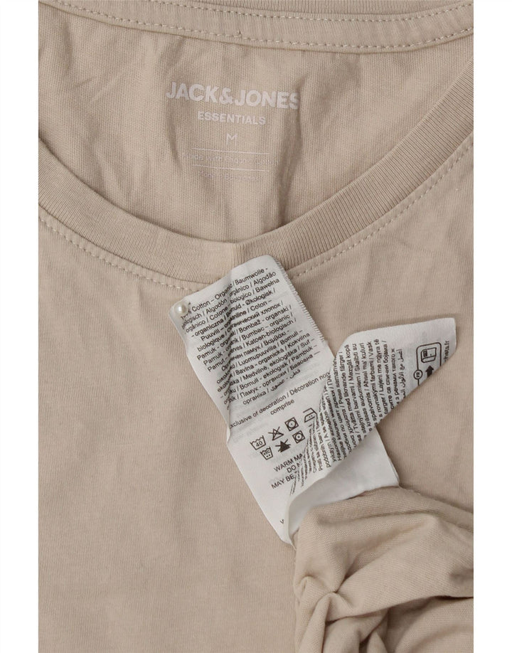 JACK & JONES Muška majica kratkih rukava Srednje bež pamuk