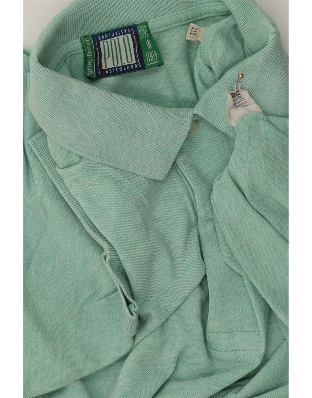 Sergio Tacchini muška polo majica srednje zelene mrlje od pamuka
