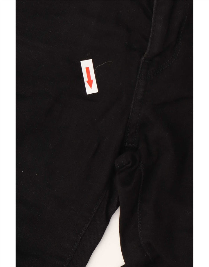 Levi's ženske 712 uske traperice W25 L27 crni pamuk
