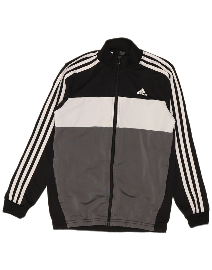 Adidas trenirka za dječake 11-12 godina siva poliesterska jakna