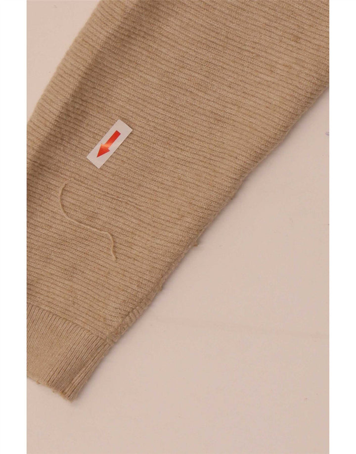 Bijeli ženski otvoreni kardigan pulover UK 10 Small Beige