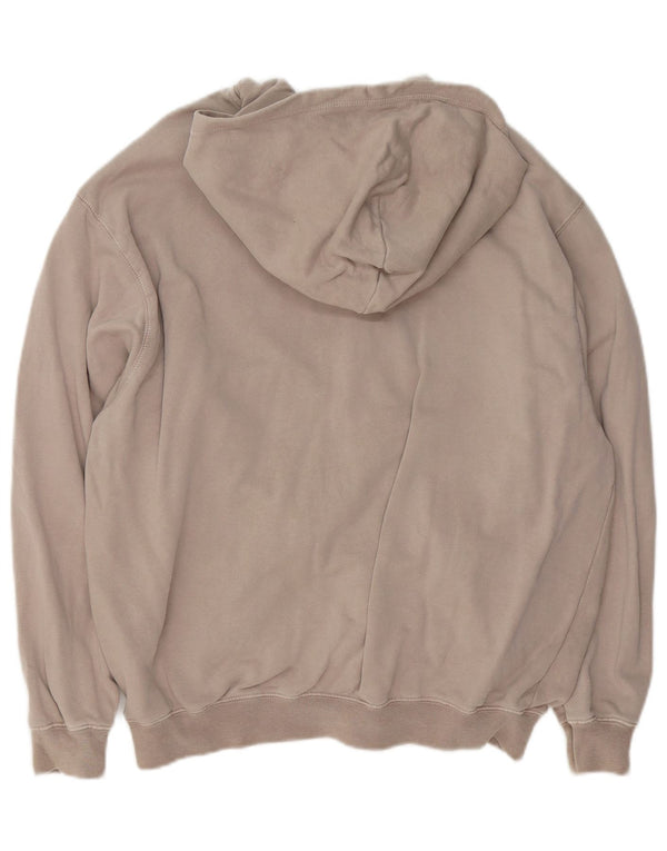 CHAMPION Muški široki pulover s kapuljačom s patentnim zatvaračem XS bež