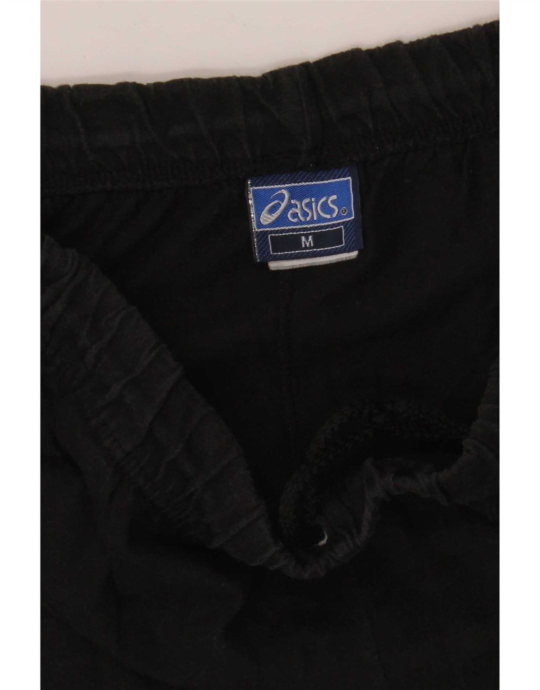 Asics Mens Graphic Sport Shorts Medium Black Cotton