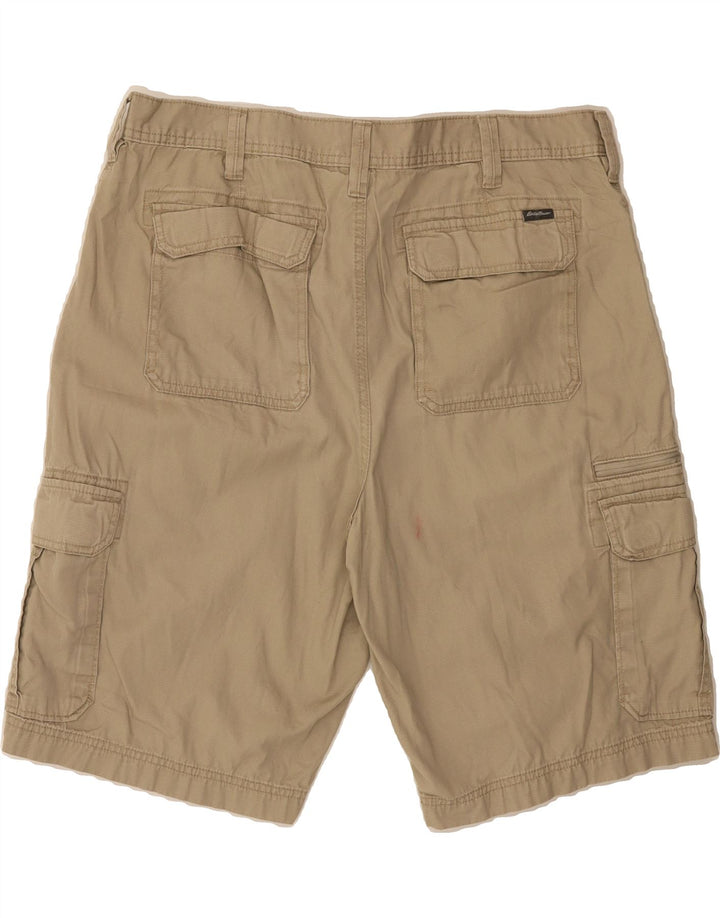 EDDIE BAUER Mens Cargo Shorts W38 XL Beige Cotton Vintage Eddie Bauer and Second-Hand Eddie Bauer from Messina Hembry 