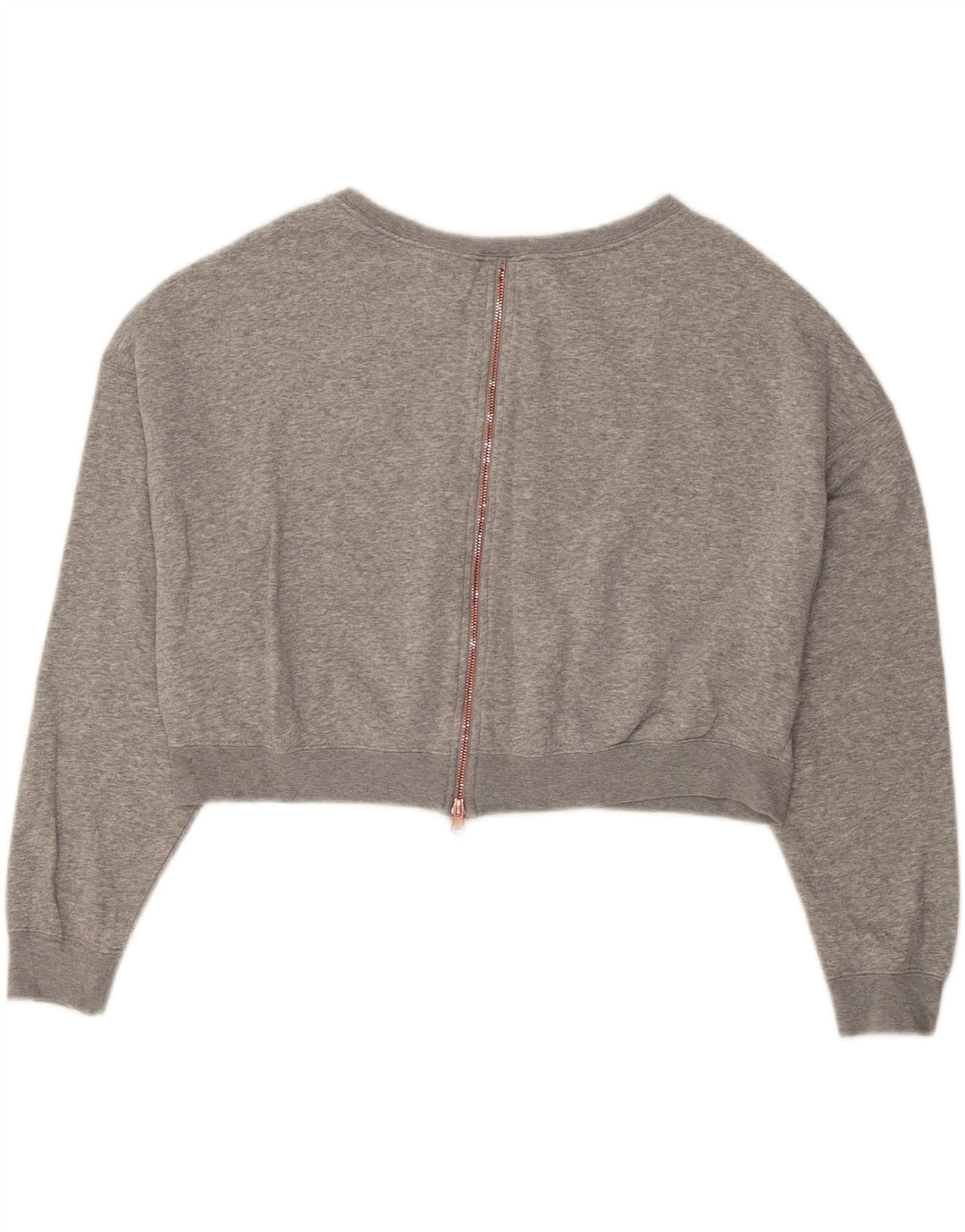Nike Ženska skraćena kratka prekomjerna majica s kratkim rukavima UK 16 Large Gray