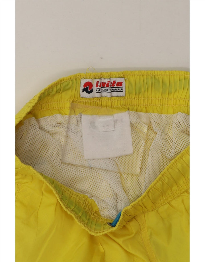 INVICTA Boys Swimming Shorts 11-12 Years  Yellow Polyester