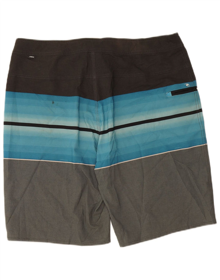 RIP CURL muške kratke hlače za plivanje veliki sivi poliester u boji