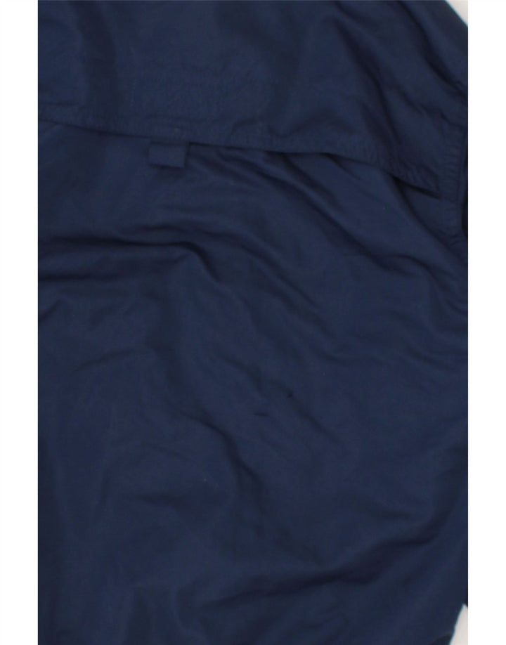 CHAMPION Boys Hooded Windbreaker Jacket 7-8 Years Small  Navy Blue Vintage Champion and Second-Hand Champion from Messina Hembry 