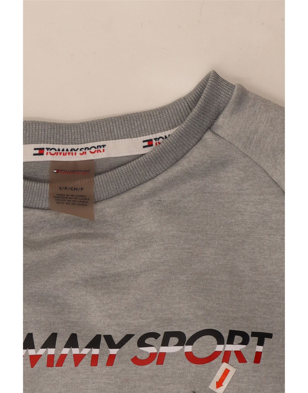 TOMMY HILFIGER Muški džemper s trenirkom s grafičkim motivima, malene sive boje