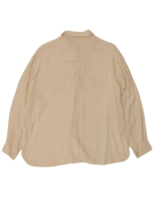 VINTAGE Ženska košulja UK 12 srednje bijele boje