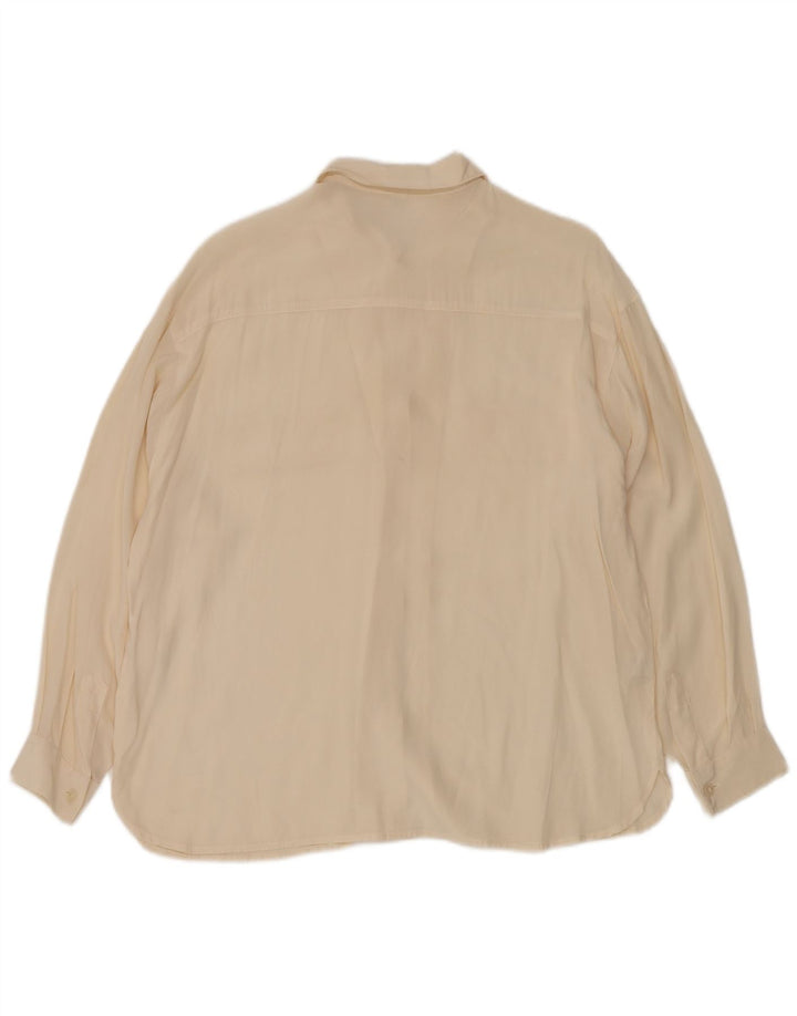 VINTAGE Ženska košulja UK 12 srednje bijele boje