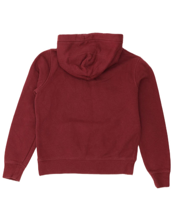 Jack Wills Ženska prekomjerna majica s kapuljačom s grafičkim motivima UK 10 Small Burgundy