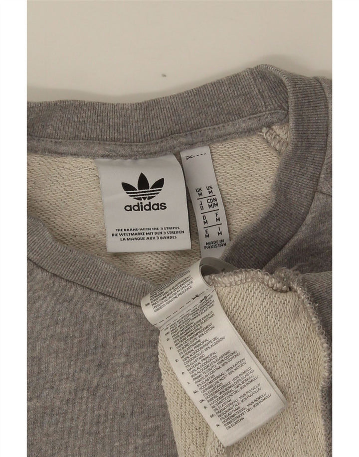 Adidas muška majica s grafičkim motivima srednje sivi pamuk