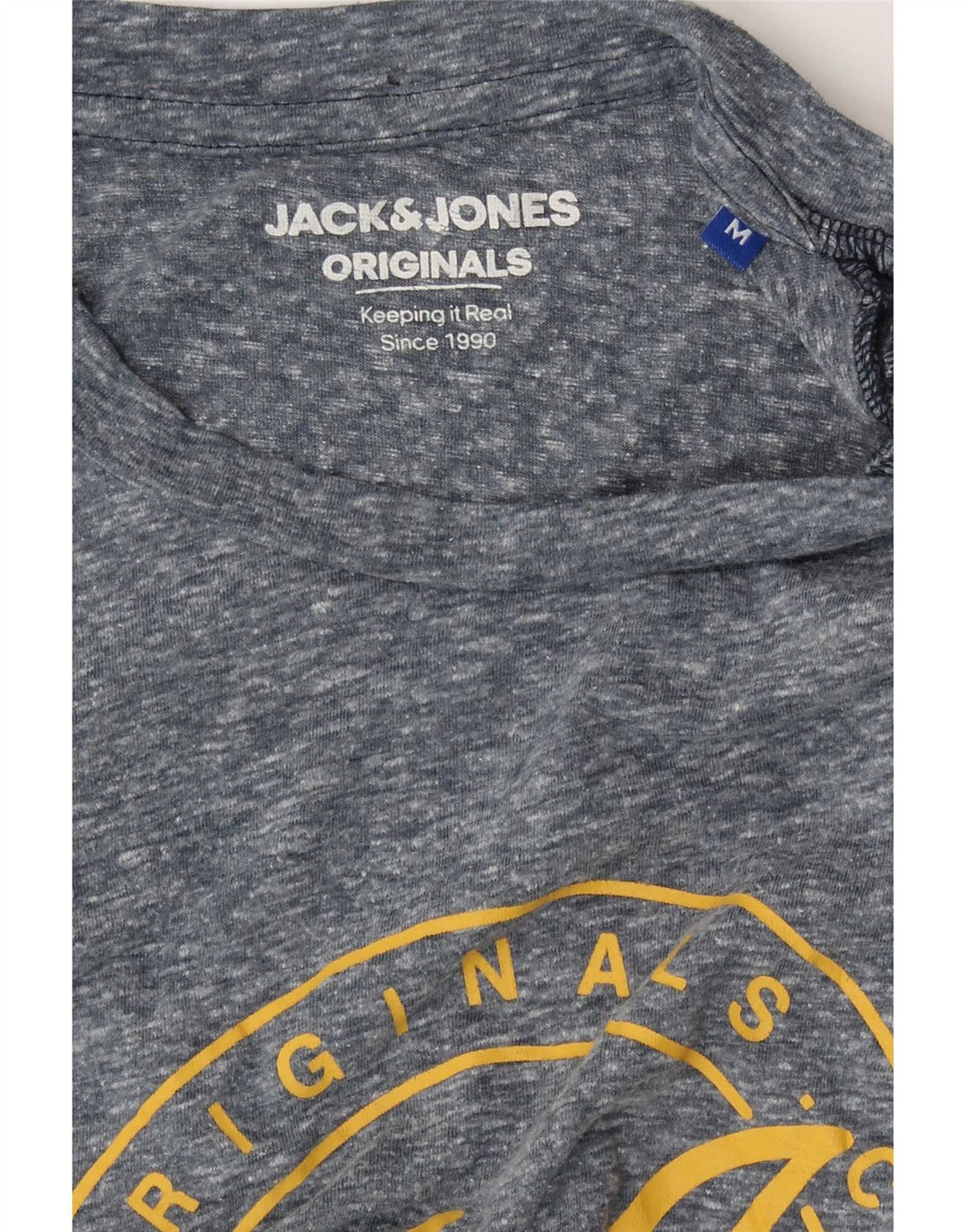 Jack & Jones muška majica kratkih rukava s grafičkim motivima srednje plave boje