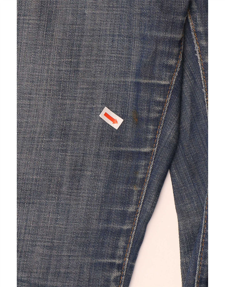 Levi's ženske 528 ravne traperice W32 L34 plavi pamuk