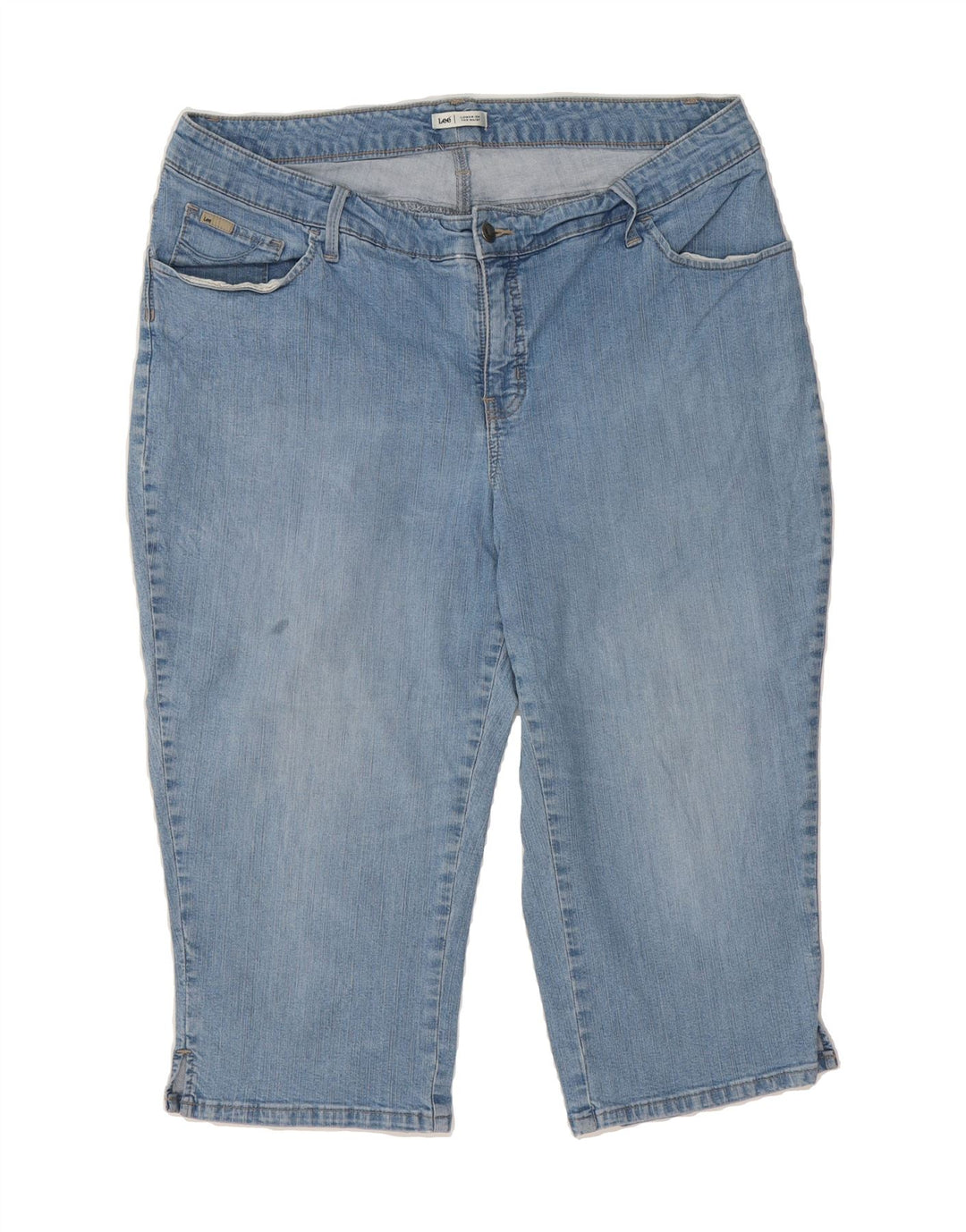 LEE Womens Capri Jeans W40 L19 Blue Cotton Vintage Lee and Second-Hand Lee from Messina Hembry 
