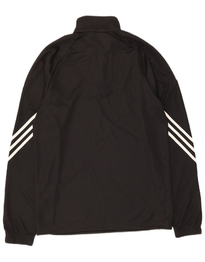 Adidas muška trenirka Climalite s patentnim izrezom, mali crni poliester