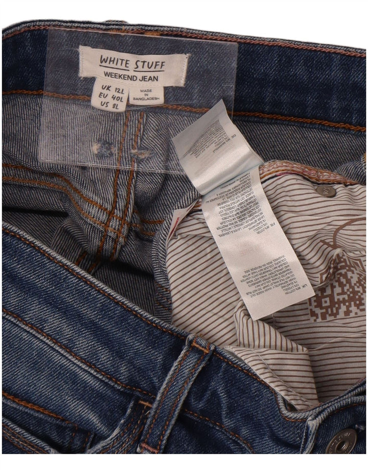 White Stuff Ženske Weekend Slim Jeans UK 12 Srednje W32 L31 Plavi pamuk