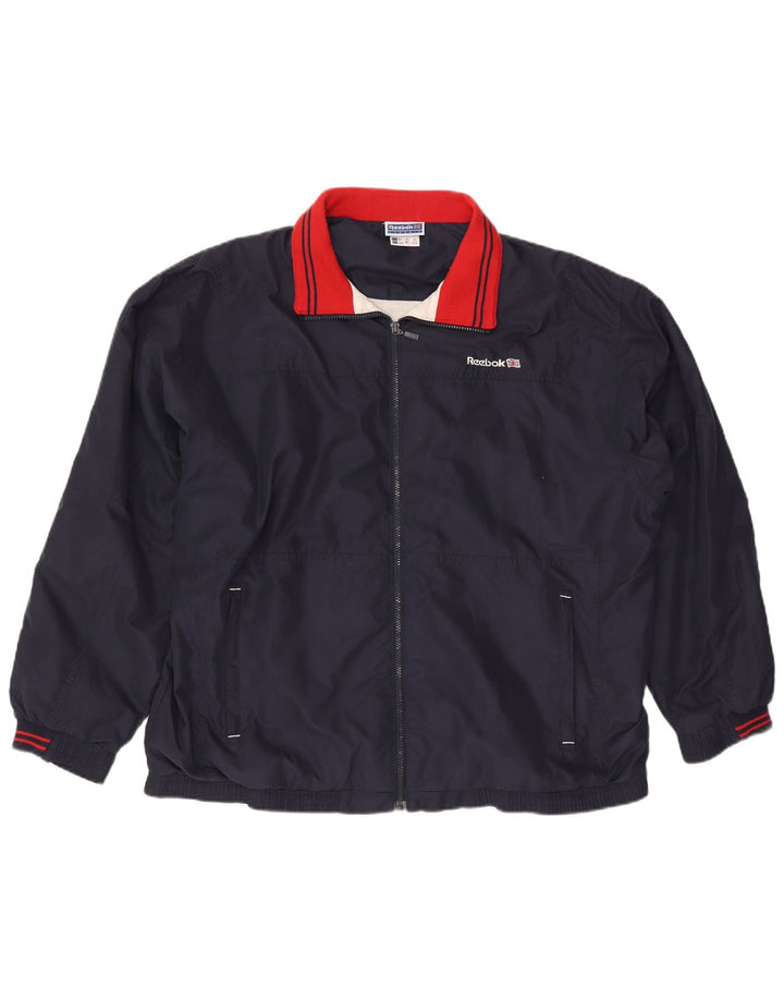 Reebok muška trenirka Graphic Gornja jakna XL tamnoplavi poliester