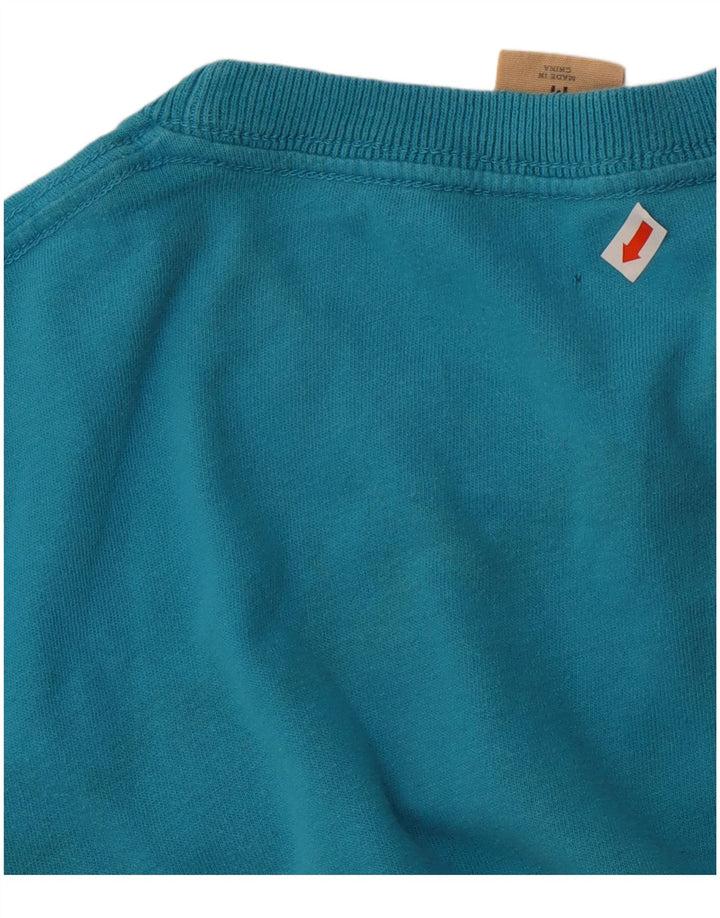 Hollister muška majica s grafičkim motivima srednje plavi pamuk