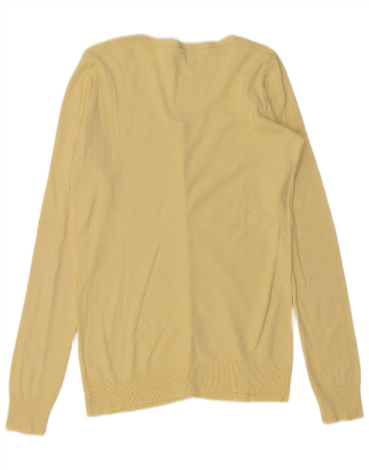 Benetton ženski kardigan pulover UK 10 Small Yellow