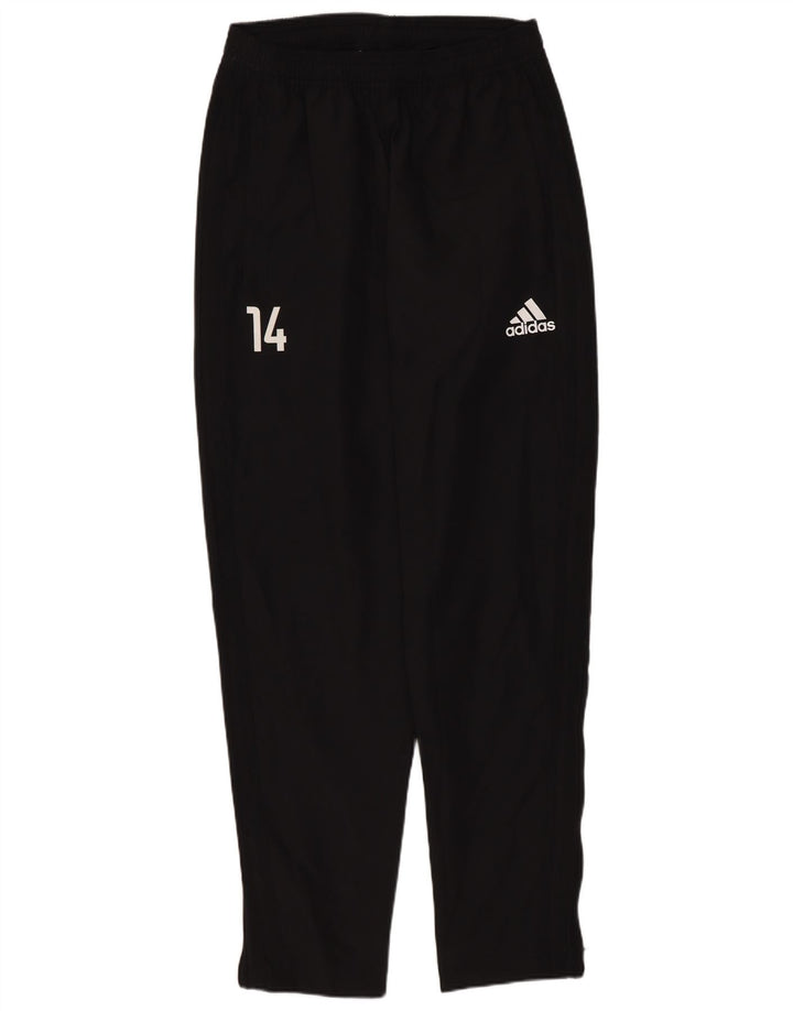 Adidas muške trenirke Climalite male crne poliesterske hlače