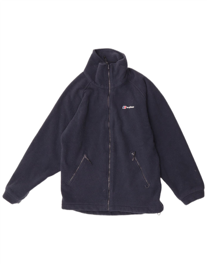 Berghaus muška jakna od flisa UK 36 mala tamnoplava poliester