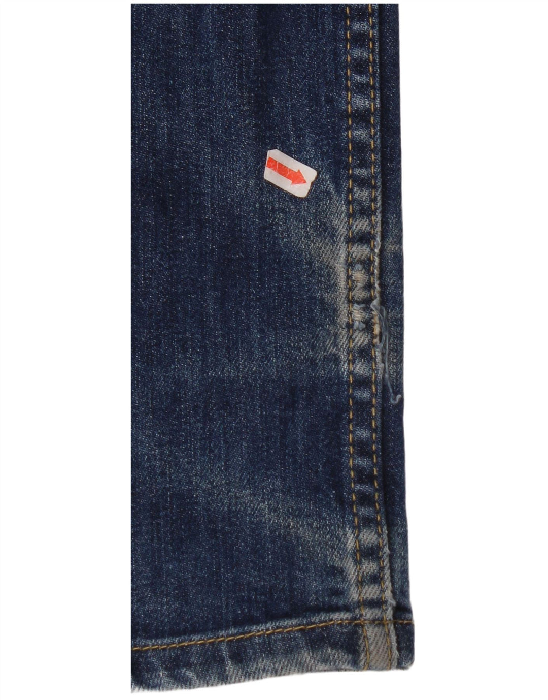 LEE Mens Brooklyn Straight Jeans W36 L36 Plavi pamuk