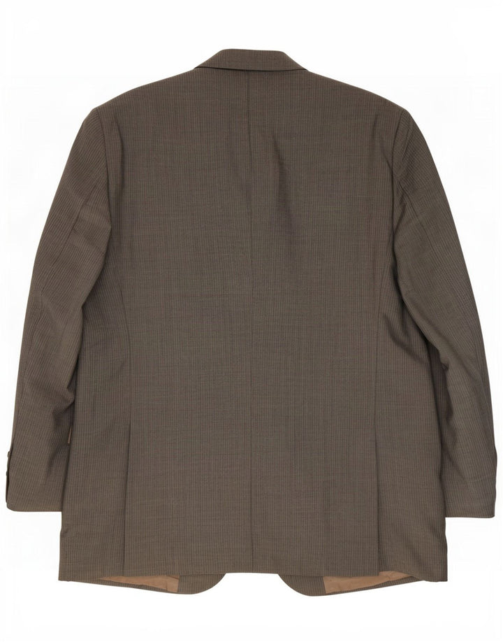 Massimo Dutti muška jakna s 3 gumba EU 56 XL siva prugasta vuna