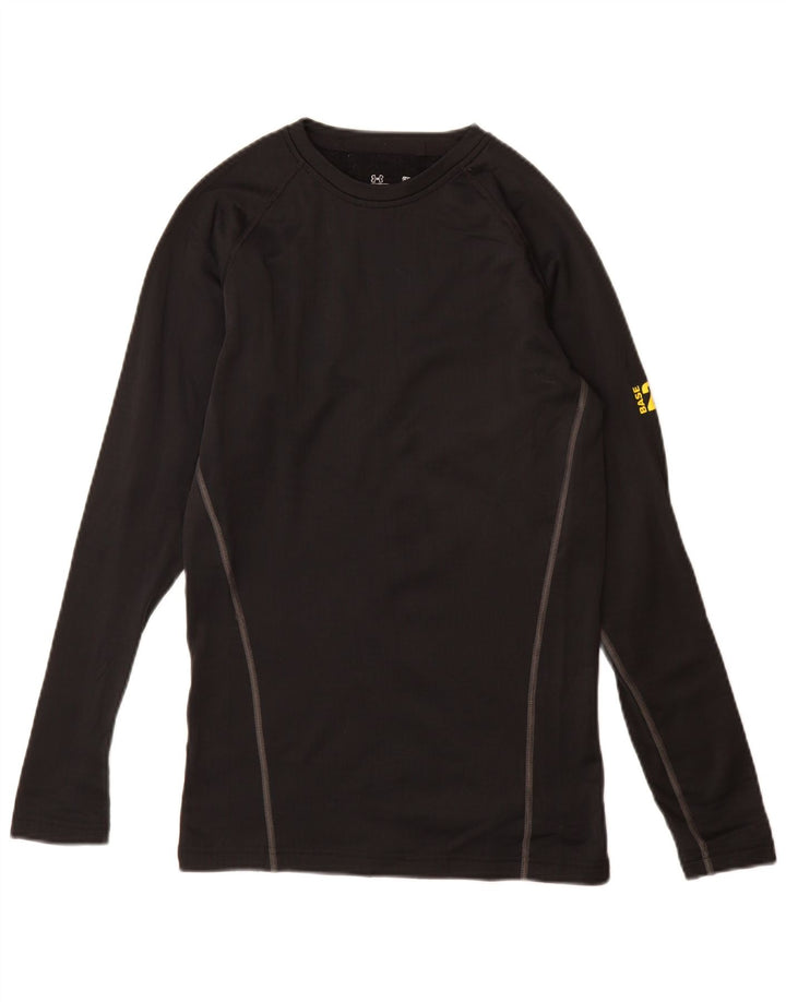Under Armour Ženska majica Cold Gear dugih rukava UK 10 Mala crna poliester