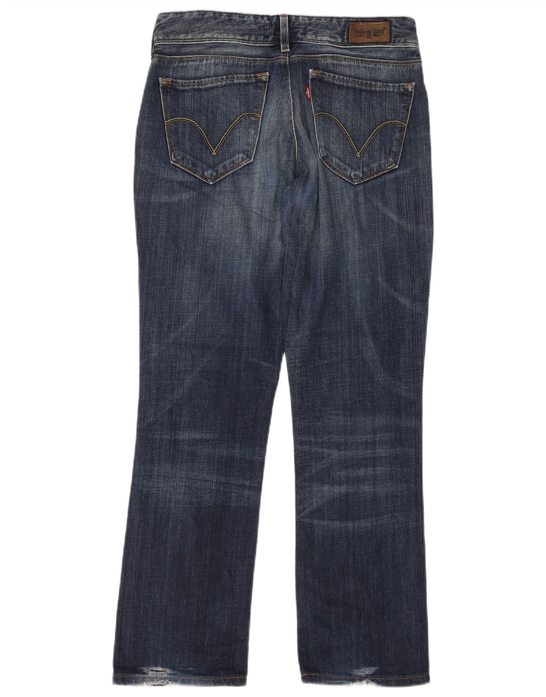 Levi's ženske ravne traperice 470 W31 L34 plavi pamuk