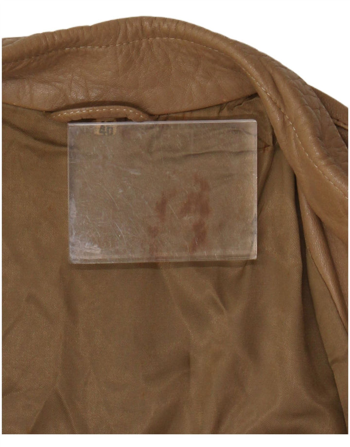 VINTAGE ženska kožna jakna IT 46 Large Brown