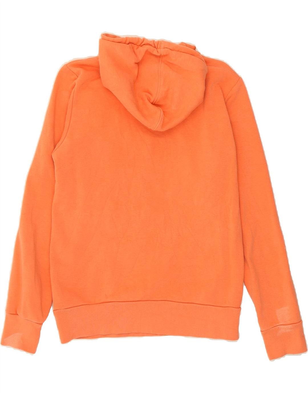 PUMA Womens Graphic Hoodie Jumper UK 12 Medium Orange Vintage Puma and Second-Hand Puma from Messina Hembry 