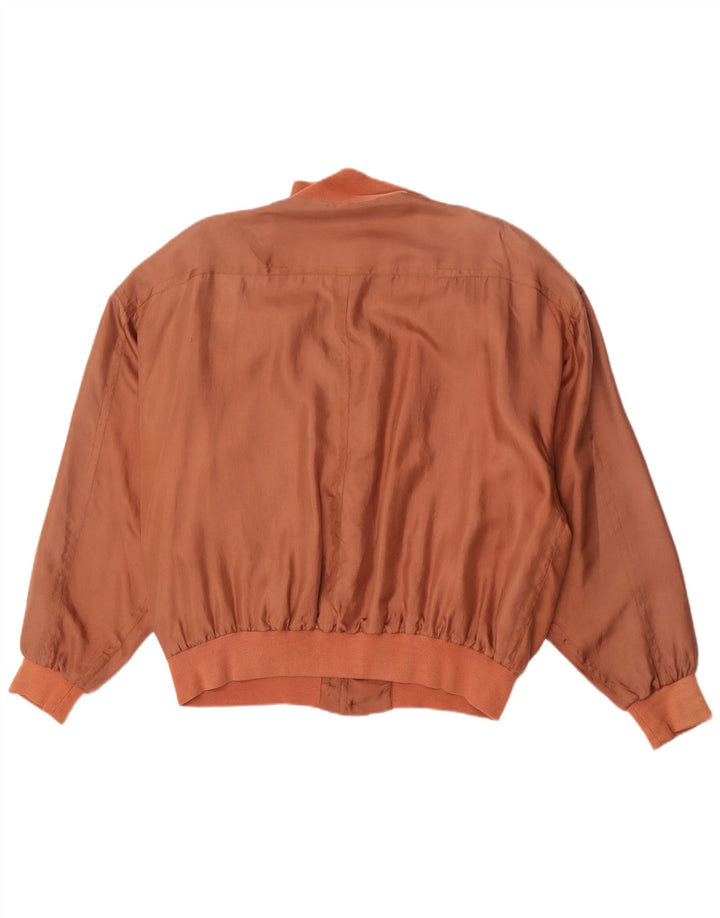 Vintage muška bomber jakna UK 38 srednje ružičasta svila