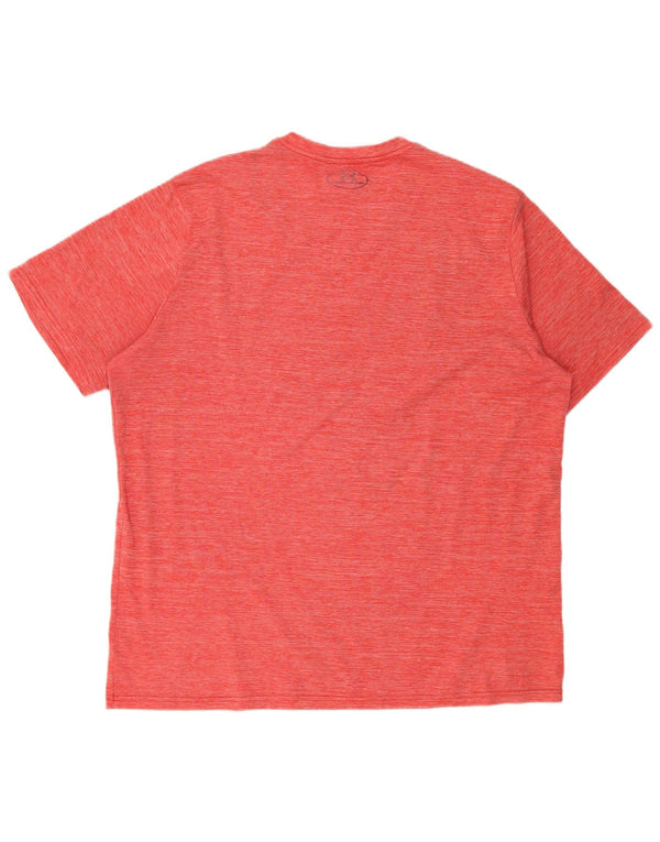 Muška majica Under Armour Heat Gear Top 2XL crveni flekasti poliester