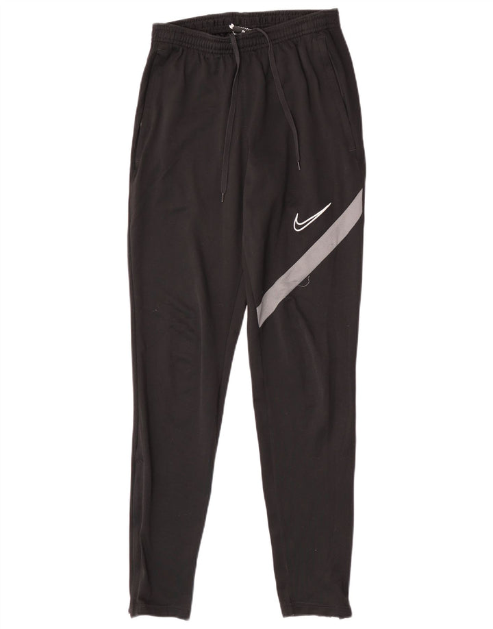 Nike muške hlače za trenirku Dri Fit XS crne boje od poliestera