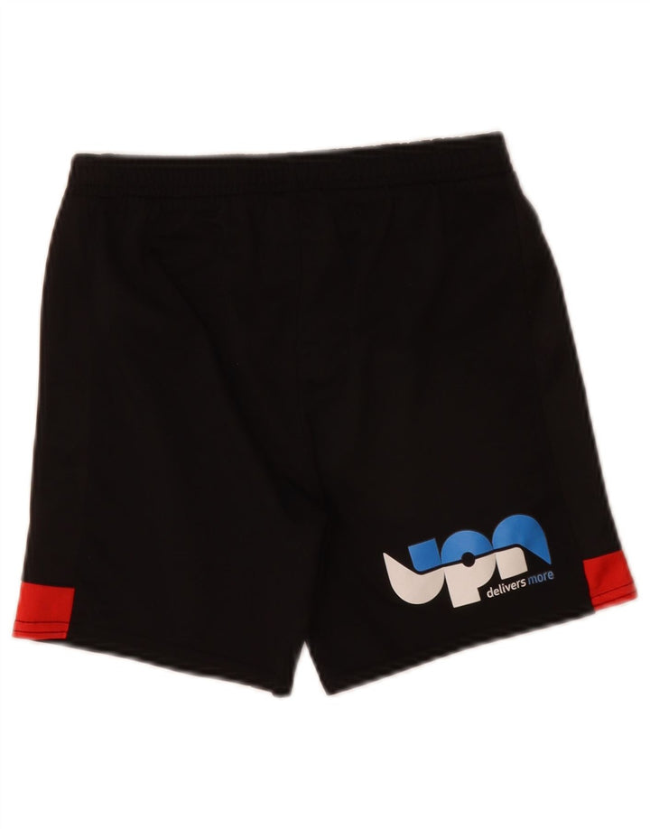 Umbro Boys Graphic Sport Shorts 7-8 Years Small Black Colourblock Poliester