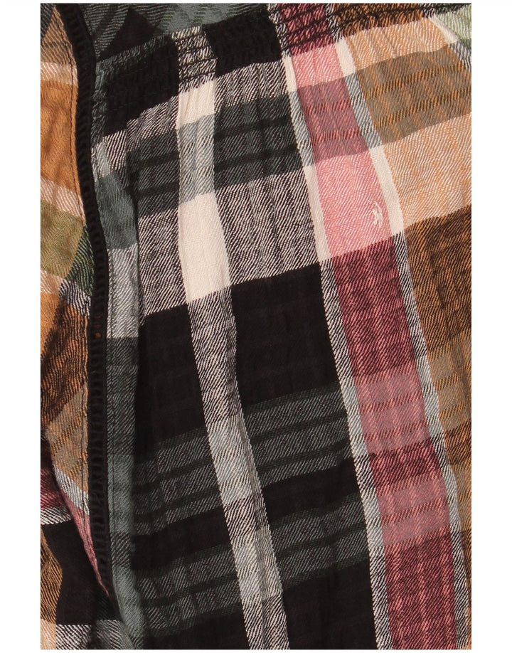 FAT FACE Ženski gornji dio bluze dugih rukava UK 12 srednje šareno karo