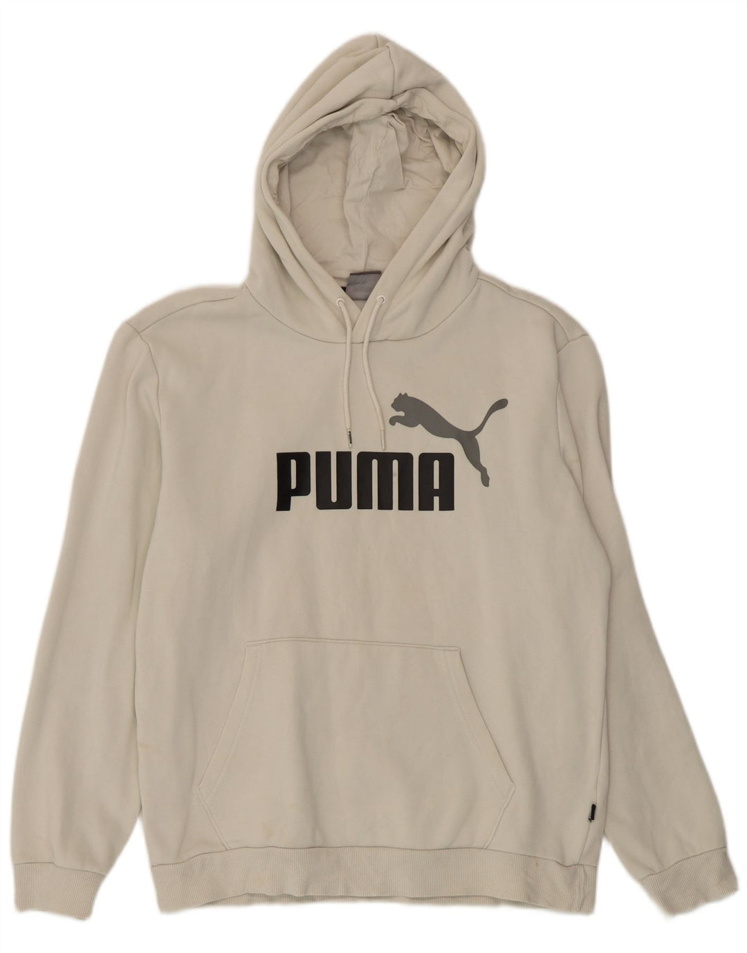 Puma muška majica s kapuljačom s kapuljačom srednje bež boje, pamuk