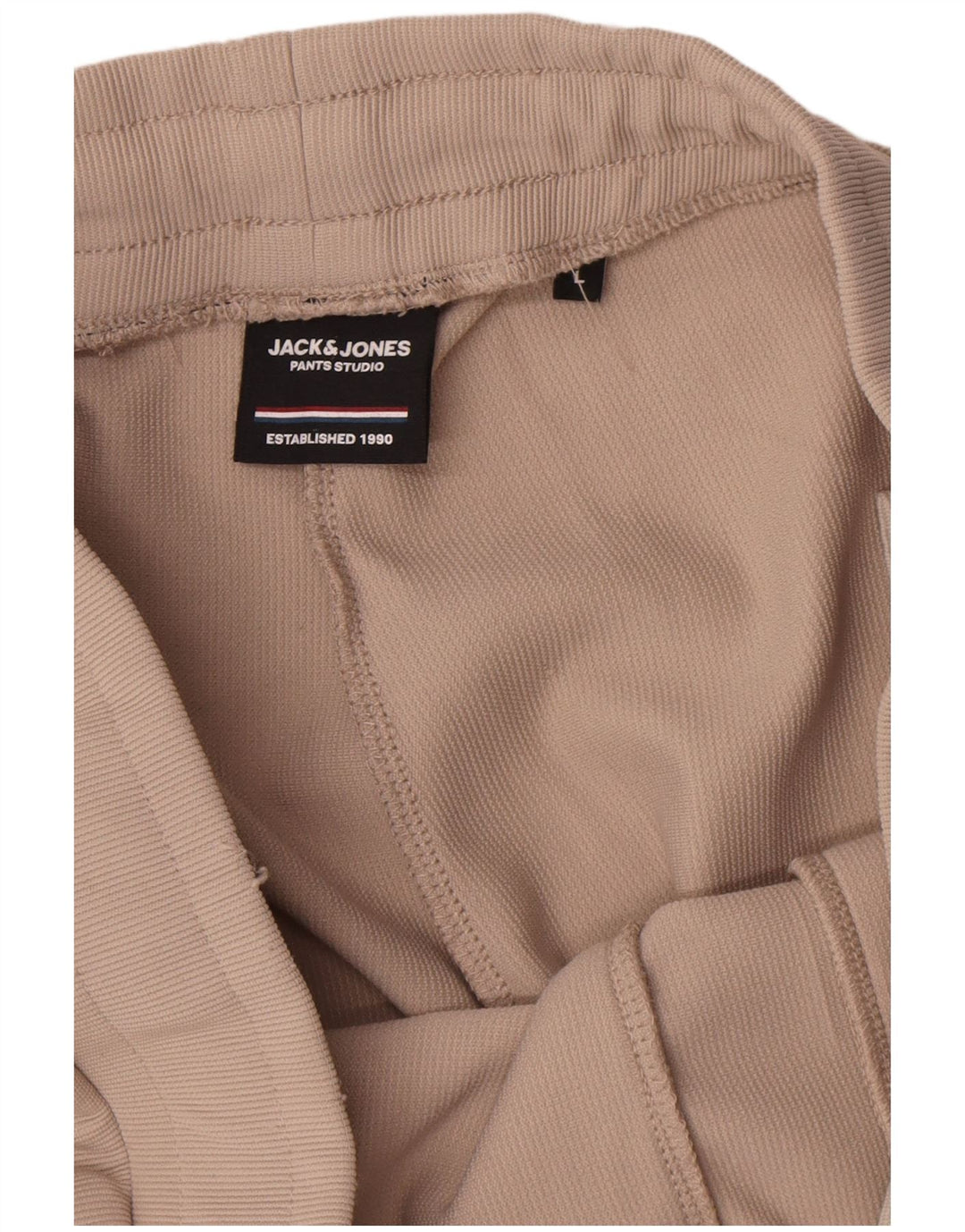 Jack & Jones muške hlače od trenirke velike bež boje od poliestera