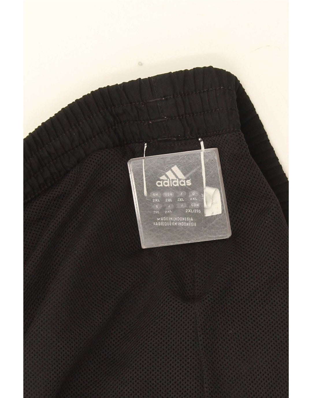 Adidas muške hlače za trenirku 2XL crni poliester