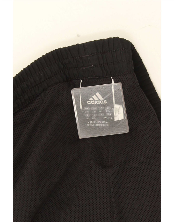 Adidas muške hlače za trenirku 2XL crni poliester