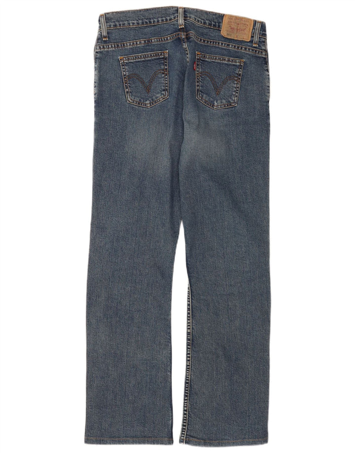 Levi's ženske ravne traperice 560 W30 L29 plavi pamuk