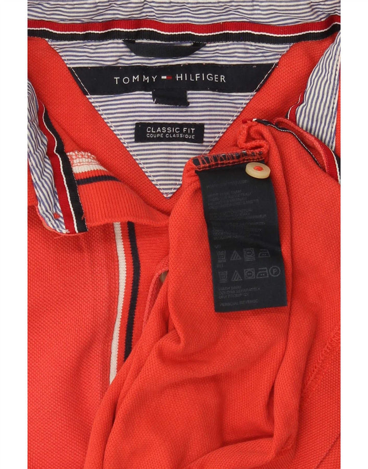 Tommy Hilfiger muška polo majica klasičnog kroja srednje crvene boje