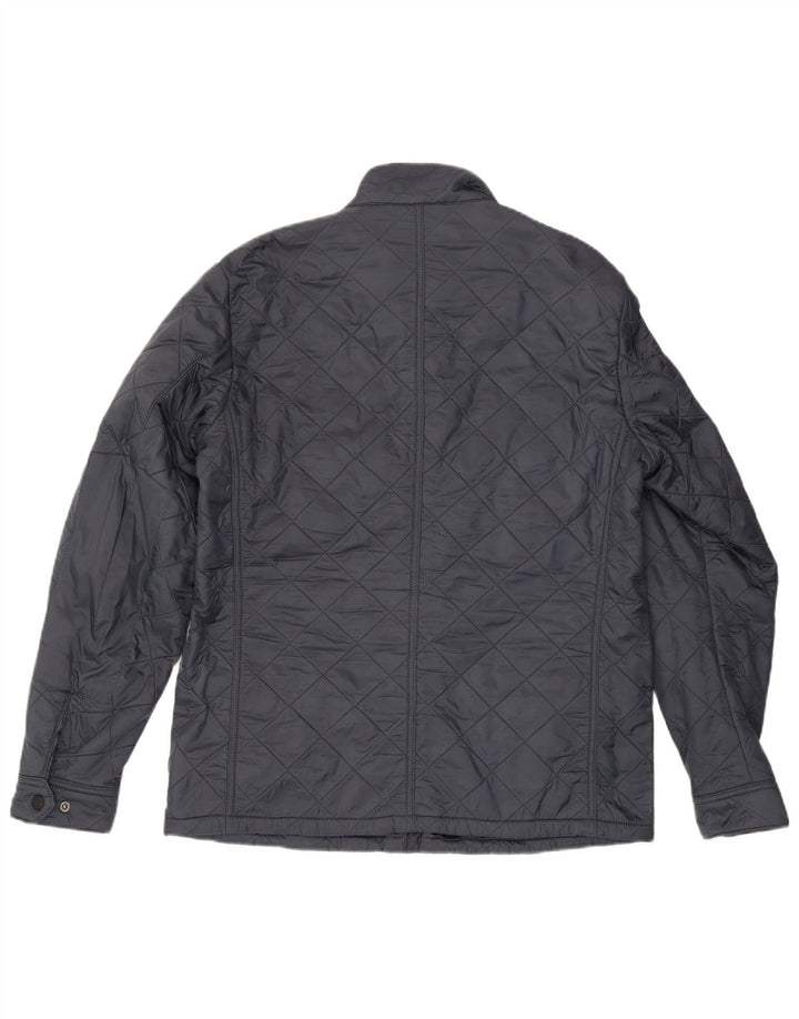 BARBOUR Muška prošivena jakna UK 40 Large tamnoplavi poliamid